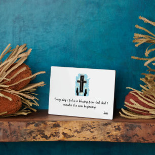 Easel With Canvas : Prayer Of Love Plaque