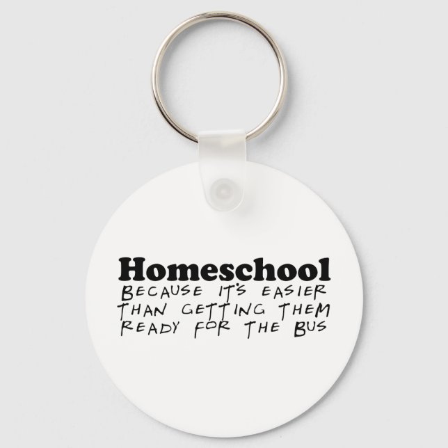 Easier Than the Bus Key Ring (Front)