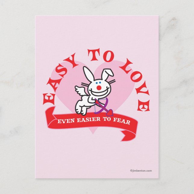 Easier To Fear Postcard (Front)