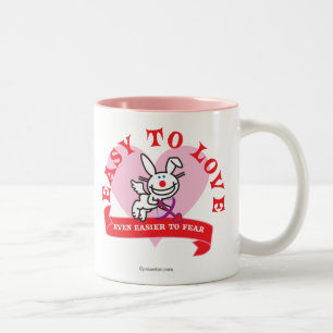 Easier To Fear Two-Tone Coffee Mug