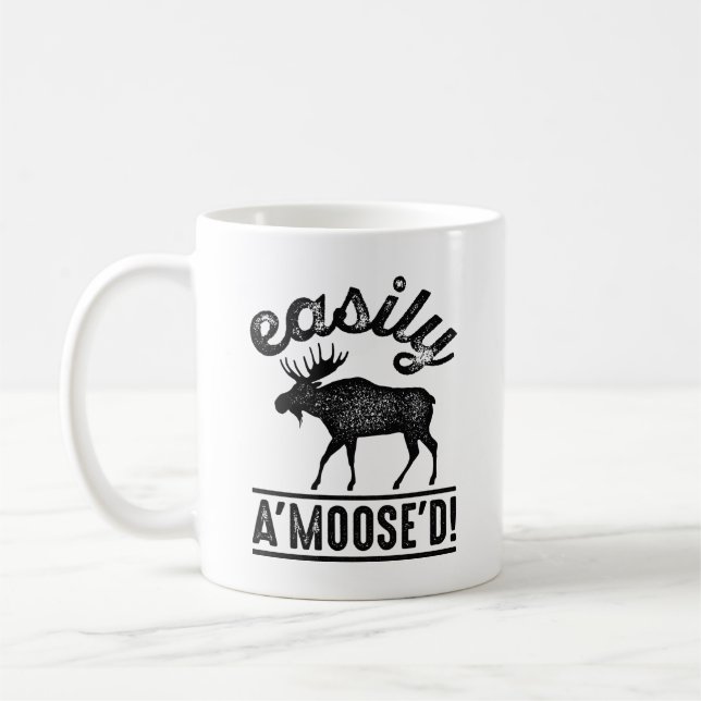 Easily A’Moose’D Coffee Mug (Left)