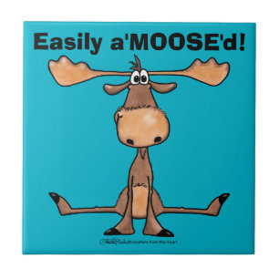 Easily A'Moose"d Ceramic Tile