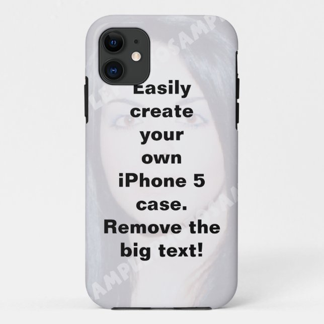 Easily create your iPhone 5 custom case (Back)
