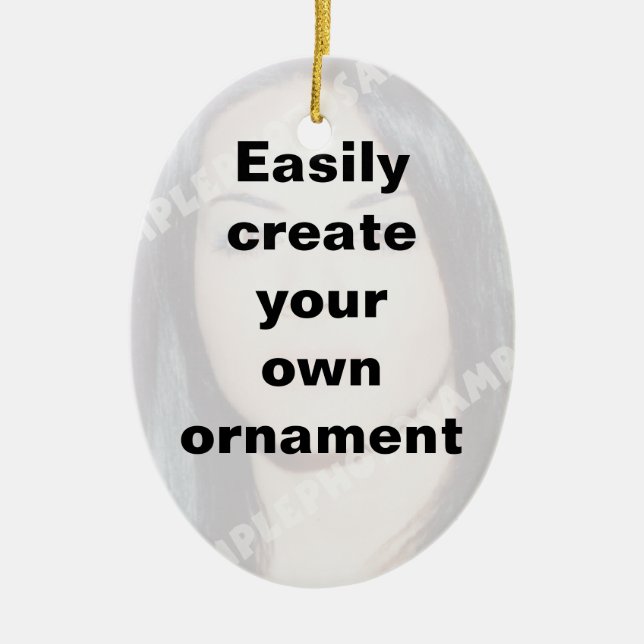Easily create your ornament Remove the big text! (Front)