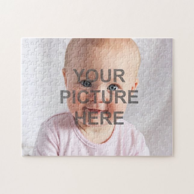 Easily Create Your Own Add Photo Art Custom Jigsaw Puzzle (Horizontal)