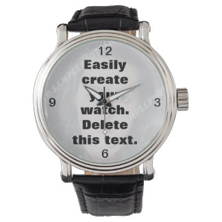 Easily create your own custom watch