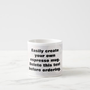 Easily create your own espresso photo mug