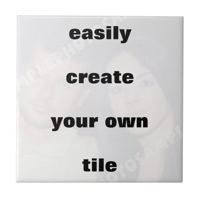 Easily create your own tile Remove the big text! (Front)