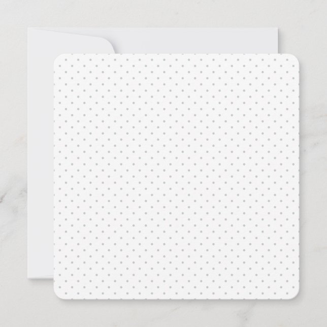 Easily Customise Colour from Grey Mini Polka Dots (Front)