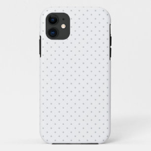 Easily Customise Colour from Grey Mini Polka Dots iPhone 11 Case