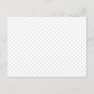 Easily Customise Colour from Grey Mini Polka Dots Postcard