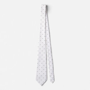 Easily Customise Colour from Grey Mini Polka Dots Tie