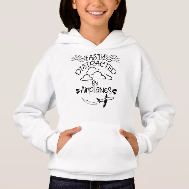 Easily Distracted by Aeroplanes Aviator Pilot Plan (Front)