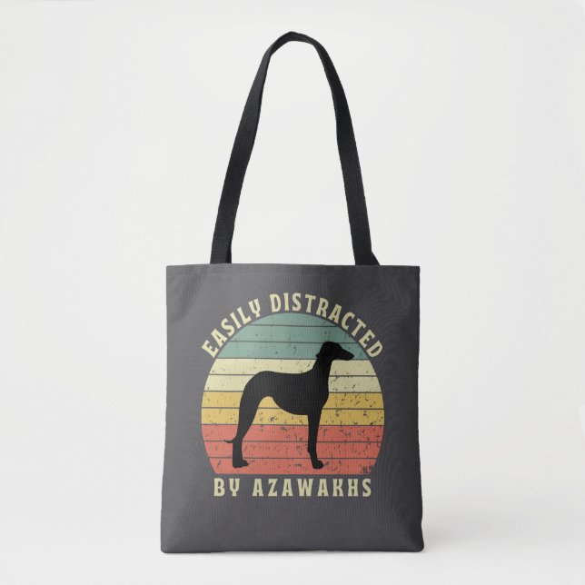 Easily distracted by Azawakhs Tote Bag (Front)