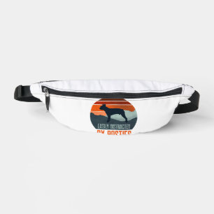 Easily Distracted By Bosties Dog Walking Bum Bags