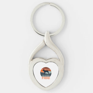 Easily Distracted By Bosties Dog Walking Key Ring