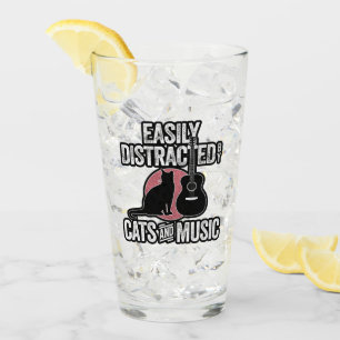 Easily Distracted by Cats and Music Glass