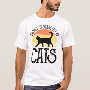 Easily Distracted By Cats T-Shirt
