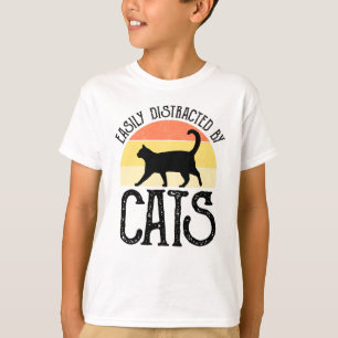 Easily Distracted By Cats T-Shirt