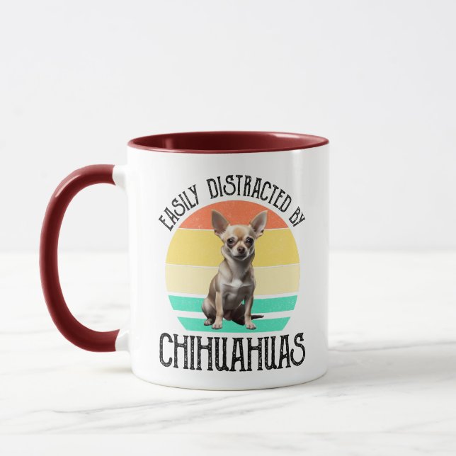 Easily Distracted By Chihuahuas Mug (Left)