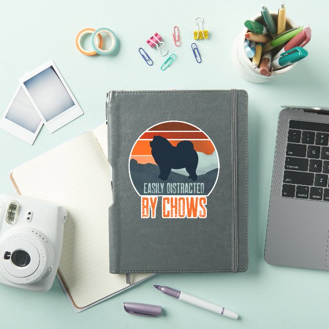 Easily Distracted By Chows Dog Walking (iPad Cover)
