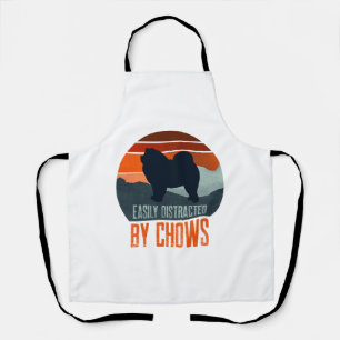 Easily Distracted By Chows Dog Walking Apron