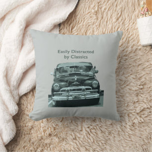 Easily Distracted by Classics Cushion