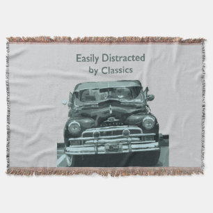 Easily Distracted by Classics Throw Blanket