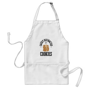 Easily Distracted by Cookies - Apron 