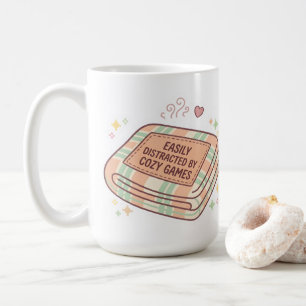 Easily Distracted By Cosy Games Pastel Blanket Mug