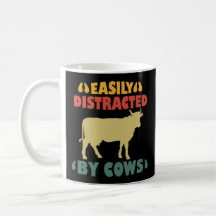 Easily Distracted By Cows Coffee Mug