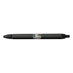 Easily Distracted by Dogs and Books Funny Pets Black Ink Pen