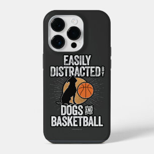 Easily Distracted by Dogs & Basketball Case-Mate i iPhone 14 Pro Case