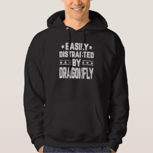 Easily Distracted By Dragonfly Dragonfly Hoodie