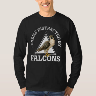 Easily Distracted By Falcons Falcon Master Falco T-Shirt