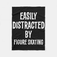 Easily Distracted By Figure Skating Funny Gift