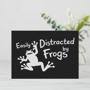 Easily Distracted By Frogs Animal Frogs Mum Animal Invitation