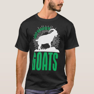 Easily Distracted By Goats Animal For Men Women T-Shirt