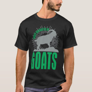 Easily Distracted By Goats Animal For Men Women T-Shirt