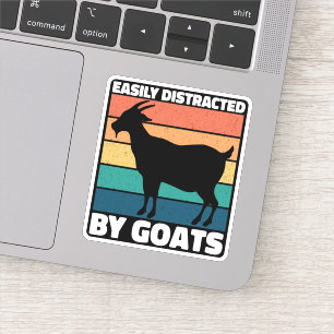 Easily Distracted By Goats Cute Farming Lover Cool