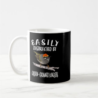 Easily Distracted By Goldencrowned Kinglets Birds  Coffee Mug