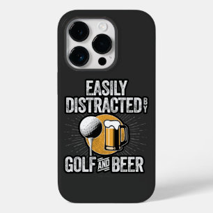 Easily Distracted by Golf and Beer Case-Mate iPhon Case-Mate iPhone 14 Pro Case