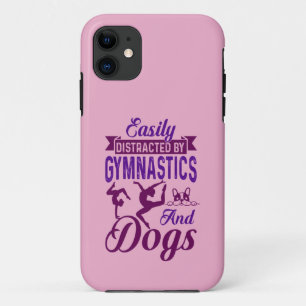 Easily Distracted By Gymnastics and Dogs iPhone 11 Case