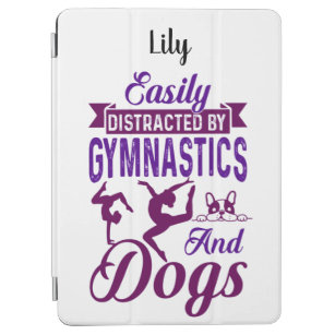 Easily Distracted By Gymnastics and Dogs iPad Air Cover