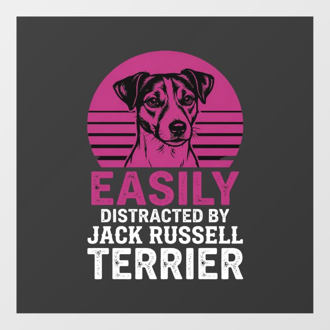 Easily Distracted By Jack Russell Terrier (Sheet)