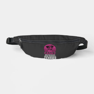 Easily Distracted By Jack Russell Terrier Bum Bags