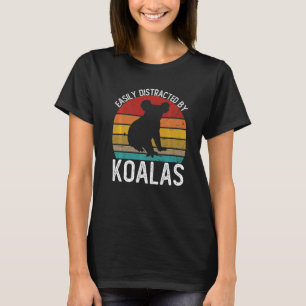 Easily Distracted By Koalas Vintage Koala T-Shirt