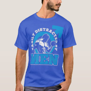 Easily Distracted by Men Gay Pride LGB Support Equ T-Shirt