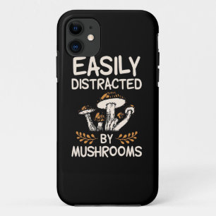 Easily Distracted By Mushroom iPhone 11 Case