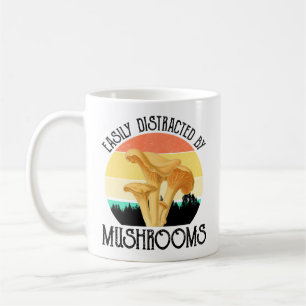 Easily Distracted By Mushrooms (Chanterelle) Coffee Mug